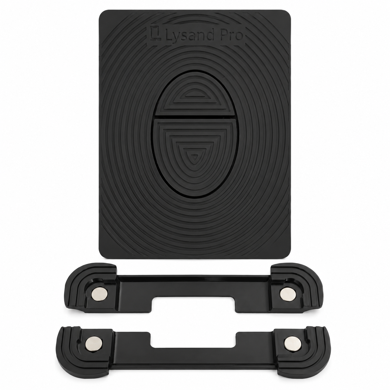 Verdeckte WC-Betätigungsplatte pneumatisch für Grohe Skate Air Spülkästen, schwarz