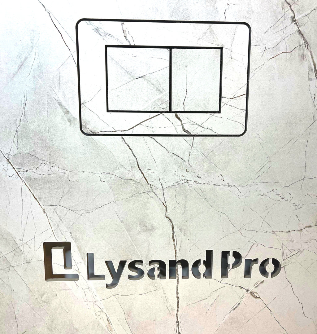 Ukryty przycisk spłukujący, szeroki