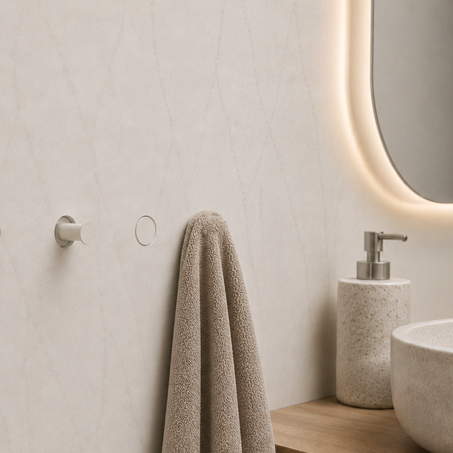 Hidden tile hangers, set: 3 pieces + tools