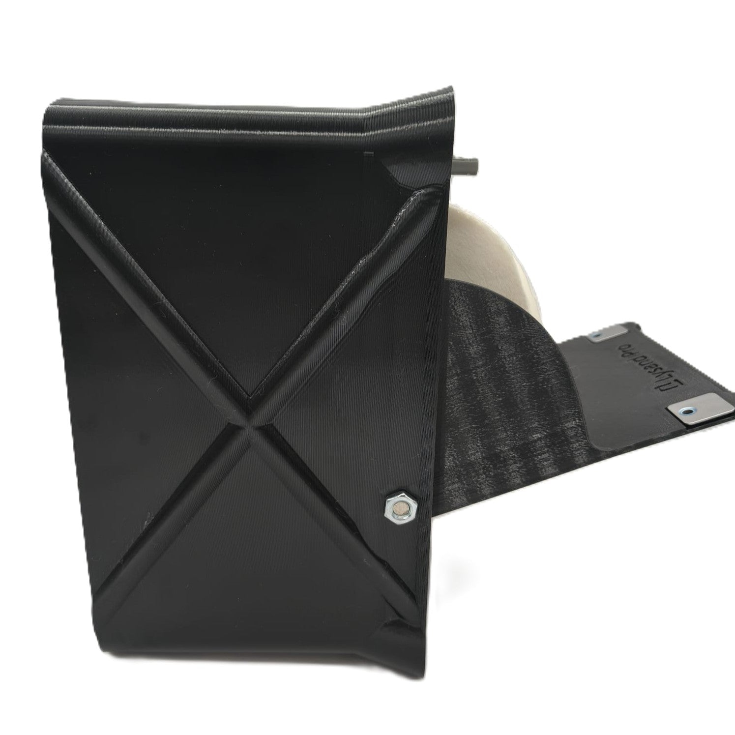 Ukryty podtynkowy uchwyt na papier toaletowy