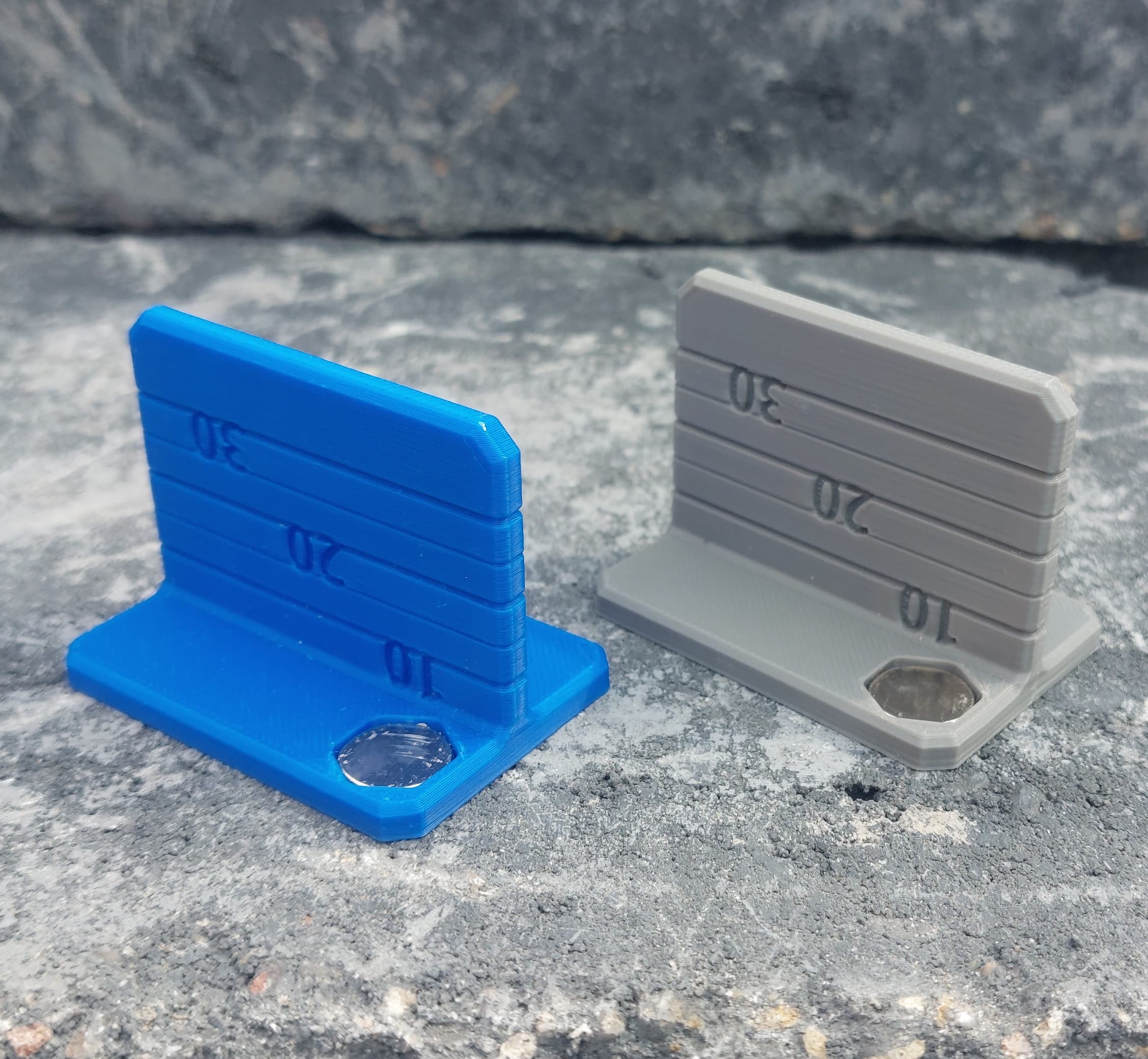 Zestaw: Znacznik magnetyczny do poziomowania profili aluminiowych CD60; 2szt.